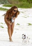 Mariah Carey - Topless (Covered) Candids on the Beach in Caribbean - Hot Celebs Home