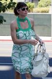 Jessica Biel -In green shopping in Beverly Hills